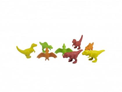 Imagem de Kit de Brinquedo Infantil Dinossauros Balde Dino Kendy