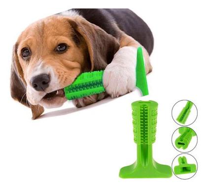 Imagem de Kit de Brinquedos para Cachorros 4 mordedor Resistentes escova de dente Pet Bola interativa