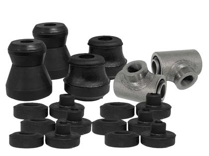 Imagem de Kit de Buchas do Amortecedor + Batentes Dianteiro/Traseiro Corcel 2 Belina 2 Del Rey