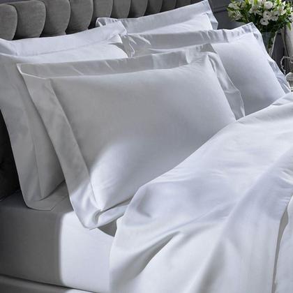 Imagem de Kit De Cama Buettner Casal 1000 Fios Dobra Feita 4pçs Branco