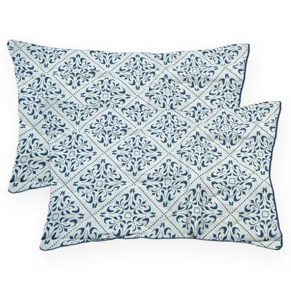 Imagem de Kit de Cama Queen 3 Peças - Lençol Liso e 2 Fronhas com Acabamento Matelado Acolchoado