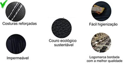 Imagem de Kit de Capas de Couro para Argo 2022 - Couro Impermeável + Chaveiro + Capa de Volante