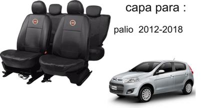 Imagem de Kit de Capas de Couro para Palio 2016 - Couro Impermeável + Chaveiro + Capa de Volante