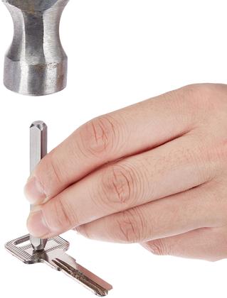 Imagem de Kit de carimbos Amazon Basics Metal Alphabet and Number 36 unidades