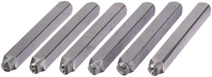 Imagem de Kit de carimbos Amazon Basics Metal Alphabet and Number 36 unidades