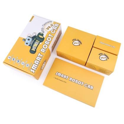 Imagem de Kit de carro robô inteligente ELEGOO UNO R3 V4 para crianças Arduino de 8 a 16 anos