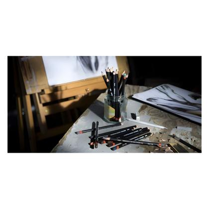 Imagem de Kit de Carvão com 10 Peças Derwent Charcoal Set