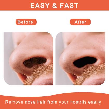 Imagem de Kit de cera para cabelo para nariz e orelha ANREACHO 100g com 20 aplicadores