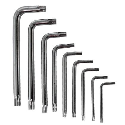 Imagem de Kit De Chaves Allen P + Torx P Tipo L Profissional Com 18 Pç