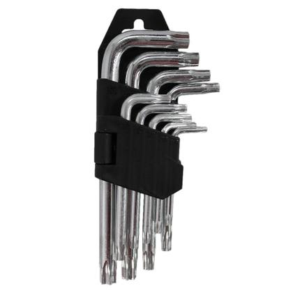 Imagem de Kit De Chaves Allen P + Torx P Tipo L Profissional Com 18 Pç