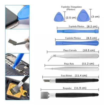 Imagem de KIT de Chaves com 16 Peças P/ Tablet/Notebook/Celular