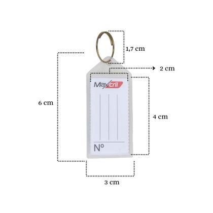 Imagem de Kit De Claviculario Porta Chaves Com 48 Peças + 50 Chaveiros Sortidos 6cm
