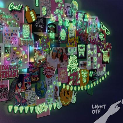 Imagem de Kit de colagem de parede THE SCHOLAR ANT Glow in The Dark 10-16 Years