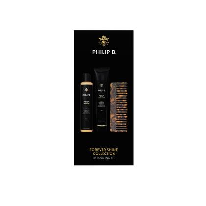Kit de coleção PHILIP B. Forever Shine com shampoo e condicionador