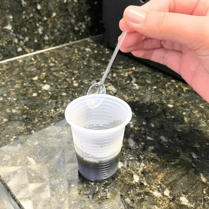 Imagem de Kit de Colher Mexedora para Café 8,5cm Cristal Plastfood 2 Pacotes com 200 unidades