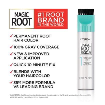 Imagem de Kit de Coloração L'Oréal Paris Magic Root Rescue - Castanho Escuro