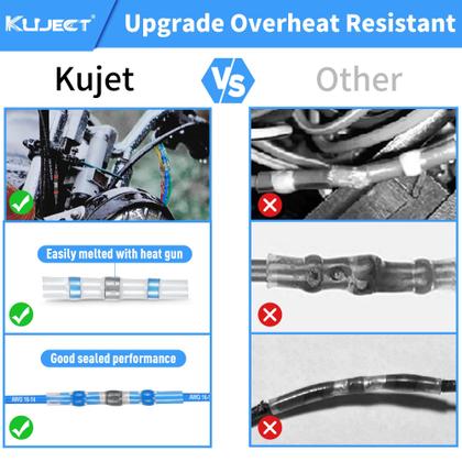 Imagem de Kit de conectores de fio Kuject Heat Shrink Self Solder 955PCS