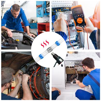 Imagem de Kit de conectores de fio Kuject Heat Shrink Self Solder 955PCS