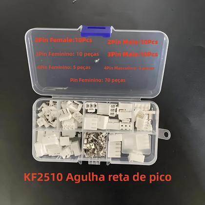 Imagem de Kit De Conectores Terminais Crimp JST SH 1.0mm 1.25mm 2.0mm 2.54mm Macho E Fêmea