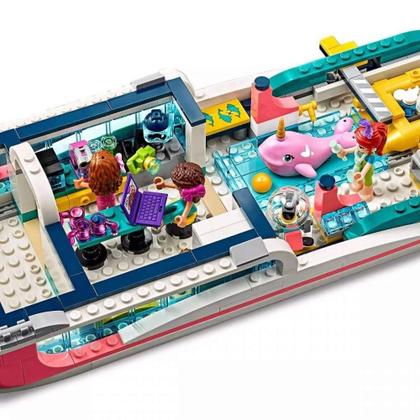 Imagem de Kit de construção de barcos de brinquedo LEGO Friends Rescue Mission Boat 41381
