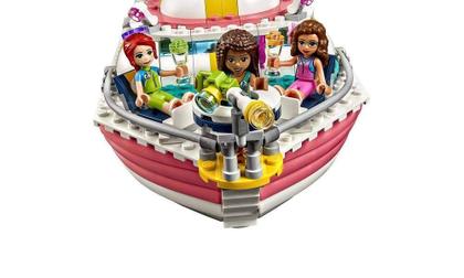Imagem de Kit de construção de barcos de brinquedo LEGO Friends Rescue Mission Boat 41381