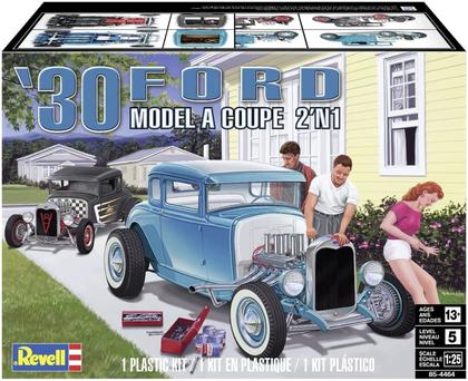 Imagem de Kit de construção de modelos de caminhões Revell 1930 Ford Modelo 'A' Coupé