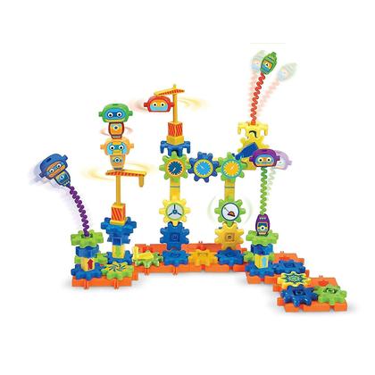 Imagem de Kit de Construção Educativo Engrenagens - Fábrica de Robôs com 80 Peças