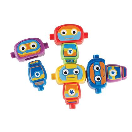 Imagem de Kit de Construção Educativo Engrenagens - Fábrica de Robôs com 80 Peças