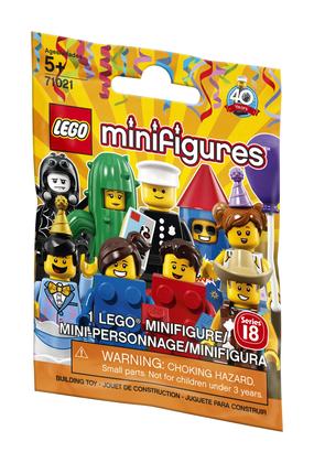 Imagem de Kit de construção LEGO Minifigure Series 18: Party 7 pieces