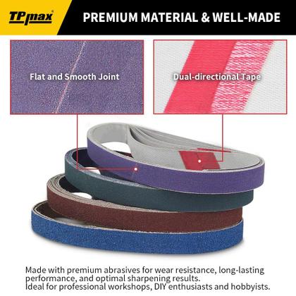 Imagem de Kit de correia de lixar Work Sharp Knife & Tool Sharpener 45 unidades