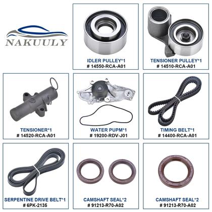 Imagem de Kit de correia dentada com bomba de água Nakuuly para Honda Accord