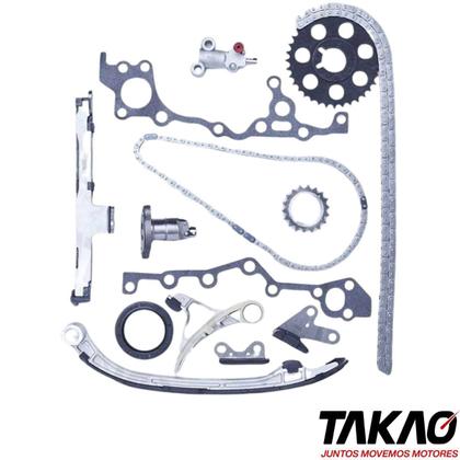 Imagem de Kit De Corrente Swr 2.7 16V 1997 A 2015 / Hilux 2.7 16V 1997 A 2015 - Takao Kcrto27