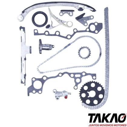 Imagem de Kit De Corrente Swr 2.7 16V 1997 A 2015 / Hilux 2.7 16V 1997 A 2015 - Takao Kcrto27