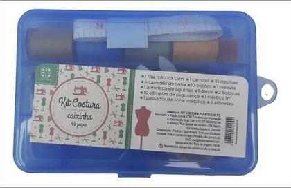 Imagem de Kit de Costura Prático com Caixa Organizadora