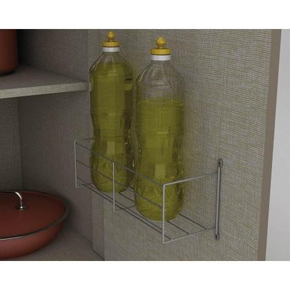 Imagem de Kit de Cozinha Completa 7 Peças Connect (2Aéreos+2Balcões+2Paneleiros+1Complemento) C5P96 Duna/Cristal - Henn