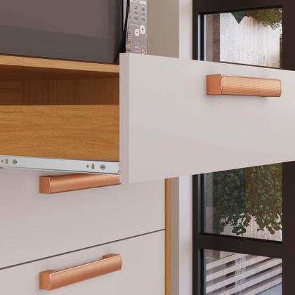 Imagem de Kit de Cozinha Itatiaia 6 Portas 2 Gavetas Off White Nápoles