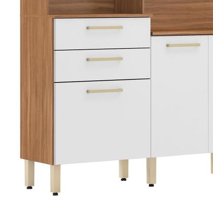 Imagem de Kit de Cozinha Select 6 PT 2 GV Amendola e Branco