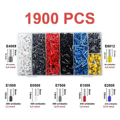 Imagem de Kit De Crimpagem De Terminais Tubulares 0.08-16mm² HSC8 Alicates De Crimpagem Elétrica Conjuntos De