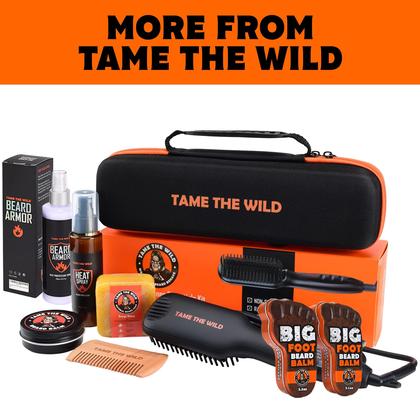 Imagem de Kit de cuidado de barba Tame The Wild Pro com alisador aquecido