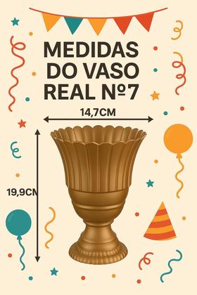 Imagem de Kit de Decoração Completo para Aniversário 1 Escadinha, 2 Vasos Decorativos e Topo de Bolo Personalizado