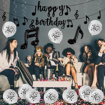 Imagem de Kit de Decoração de Festa Musical Skylety - 60 Peças