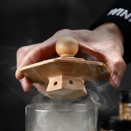 Imagem de Kit De Defumador De Uísque Hexagonal Com 4 Sabores De Chips De Madeira, Presente De Aniversário Para