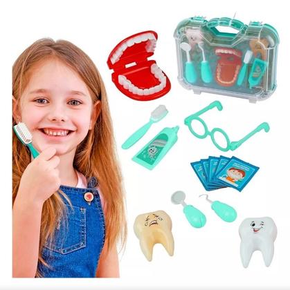 Imagem de Kit De Dentista Maleta Com 9 Peças Infantil Paki Toys
