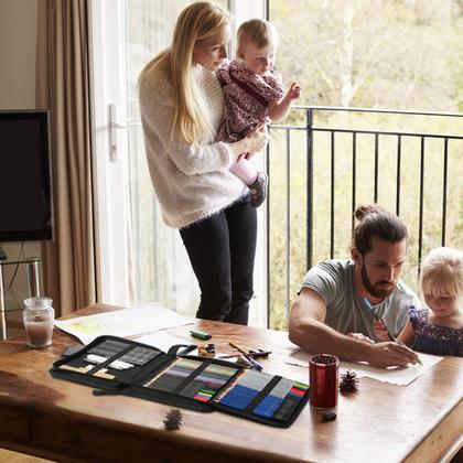 Imagem de Kit de Desenho H&B com 72 Peças - Lápis de Arte para Esboço