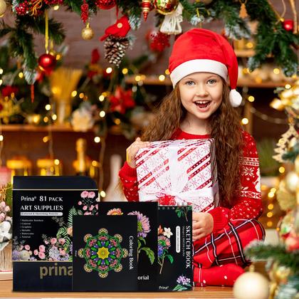 Imagem de Kit de desenho para esboçar PRINA 81 com lápis e caderno de desenho