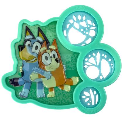 Imagem de Kit de desenho Spirograph Cyclex Bluey com adesivos para crianças a partir de 5 anos