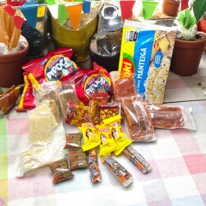 Imagem de Kit de Doces de festa junina p/ 5 pessoa com 25 Itens cada