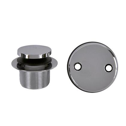 Imagem de Kit de drenagem de banheira Danco Touch-Toe Chrome 1,5 polegadas