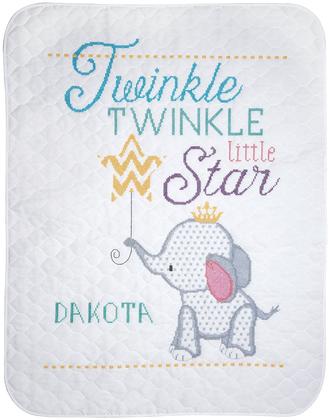 Imagem de Kit de edredões para bebês em ponto cruz Janlynn Twinkle Twinkle Little Star