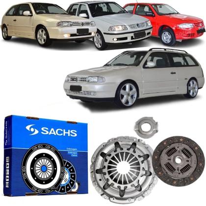 Imagem de Kit de Embreagem Completo Gol Parati Saveiro Motor 1.0 Mi 8V / 1.0 Mi 16V AT EA111 97 até 2008 Fabricante Sachs